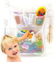 Tub Cubby Bathtub Organizer 14&quot; X 20&quot; 3 Soap Pockets 1 Toy Bin With Hooks &amp; Duck - £9.57 GBP