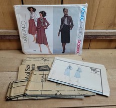 VTG Vogue American Designer Calvin Klein Pattern 1791 Sz 8 Misses 3 Piec... - $29.35