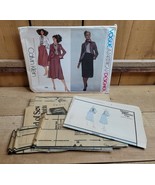 VTG Vogue American Designer Calvin Klein Pattern 1791 Sz 8 Misses 3 Piec... - $40.22 CAD