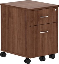 Lorell Revelance Walnut Laminate Mobile Pedestal - £163.19 GBP