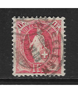 SUIZA - CLASICO. Yvert nº 111 usado - $1.00