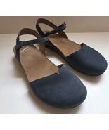 Dansko Rowan Navy Nubuck Mary Jane Flats Sz 40 US9.5-10 Closed Toe Comfo... - €68,28 EUR