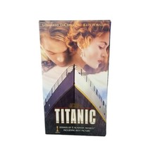 Titanic VHS 1998 2-Tape Set Shipwreck Jack &amp; Rose Iceberg Epic Romance Disaster - £5.45 GBP