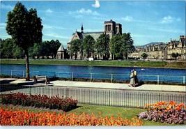 St Andrews Cathedral on the banks of the River Ness Inverness Scotland Postcard - £4.10 GBP