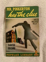 Mr. Pinkerton Has The Clue By David Frome 1936 True First Ed Popular Library 26 - £35.37 GBP