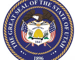 Utah State Seal Sticker Decal R561 - $1.95+