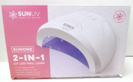 SUNUV  SUNONE 2-in-1 UV LED NAIL LAMP - New Open Box - $23.74