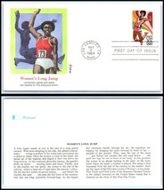 1984 US FDC Cover - Olympics, Los Angeles, California - Women&#39;s Long Jum... - $2.96