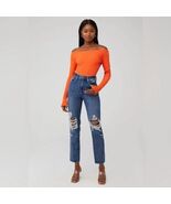 Pistola Presley High Rise Relaxed Roller - Eternal Destructed Size 28 - $453.83 MXN