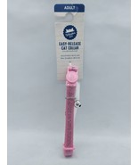 Whisker City Adjustable Pet Adult Collar Pink Silver Glitter 8&quot; - 12&quot; - €2,80 EUR