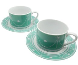 Mount Vernon The New Room Fine Porcelain Cup &amp; Saucer Set of 2 In Gift B... - £15.78 GBP