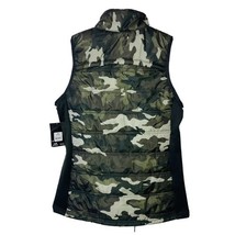 AVIA Women&#39;s Green Camo Camoflauge Zip Up Lightweight Vest Sz M (8-10) - $12.88