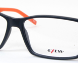 EXESS 41-026 D102 GAFAS MATE NEGRO/NARANJA-ROJO 55-15-145mm Italia - $85.54