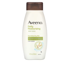 Aveeno, Daily Moisturizing Body Wash, Lightly Scented, 18 fl oz (532 ml) - £25.91 GBP