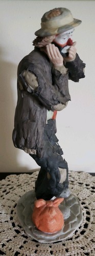 Vintage Emmett Kelly Jr. Porcelain Clown Figurine ~ "Toothache" Limited Edition Item image 2
