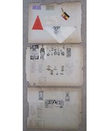 3 1910s Ohio Wesleyan University Scrapbook Pages Football + Baseball Ros... - €42,97 EUR