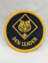 Vintage Boy Scout Den Leader Embroidered Iron On Patch 3&quot; - $29.69