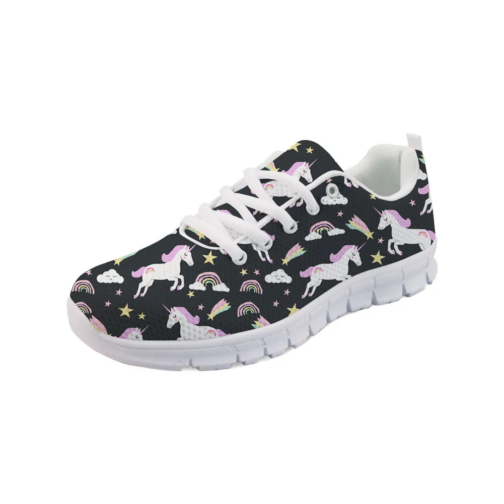 Cute   Pattern Ladies Flats Shoes  Up Low Top Wemen Sneakers Comfort  Casual Spr - £191.35 GBP