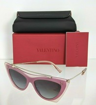 Brand New Authentic Valentino Sunglasses VA 4041 5107/8G 53mm Pink &amp; Gold Frame - £107.48 GBP