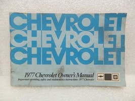 1977 Chevrolet Chevy Owners Manual 16054 - £13.22 GBP