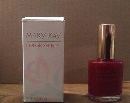 NEW Mary Kay Ruby Silk Color Shield Nail Color 5938 NIB Full Size .5 oz - £7.57 GBP