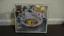 Game Night Shot Glass Roulette Drinking Game - 9 Pc Set ~ Clear  NIB! - £8.04 GBP