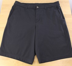 Lululemon ABC Classic Fit Shorts 9&quot; Men&#39;s 34 Gray Chino Stretch Golf War... - $29.69