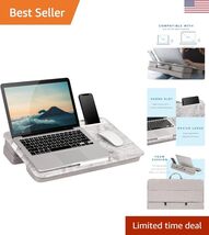 Foam-Filled Lap Desk with Integrated Handle - Enhanced Workstation Support - $49.89