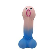 SCREAMING WILLY BLUE BALLS GAG GIFT ADULT NOVELTY PARTY FUN SQUEAKER - $25.08 CAD