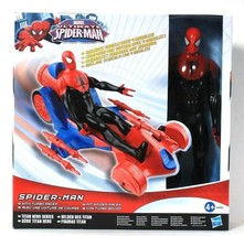 Hasbro Marvel Titan Hero Series Ultimate Spider Man With Turbo Racer Age 4 &amp; Up - £27.08 GBP