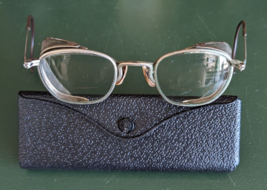 Vintage American Optical Safety Glasses w/ Mesh Side Shields 6 1/2 - £61.98 GBP