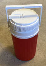 Vintage 80&#39;s Igloo 1/2 Gallon Red Drink Cooler Jug Nice - $18.99