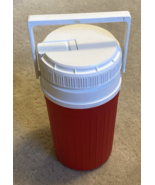 Vintage 80&#39;s Igloo 1/2 Gallon Red Drink Cooler Jug Nice - $25.75 CAD