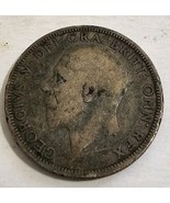 Vintage 1929 Great Britain .500 Silver 1 One Florin Coin - €9,33 EUR