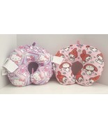 Hello Kitty &amp; My Melody Travel Comfort Pillow Sanrio Neck Northwest 12&quot;x13&quot; - £19.75 GBP