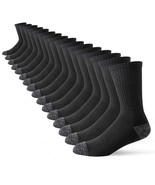 JOYNÉE 8 Pairs Mens Crew Cushion Socks Work Athletic Running Socks Casua... - £16.03 GBP