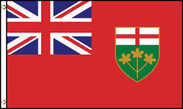 New 3X5 Ontario Canadian Province Flag Canada New 100D - £10.19 GBP