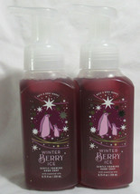 Bath &amp; Body Works Gentle Foaming Hand Soap Lot Set of 2 WINTER BERRY ICE... - £19.94 GBP