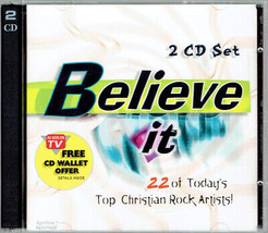Various - Believe It (22 Of Today&#39;s Top Christian Rock Artists!) (2xCD, Comp) (M - £2.24 GBP