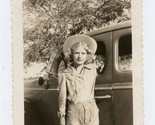 Girl with One Arm Photo Wearing a with Cowboy Hat  - $27.72