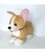 Build A Bear Corgi Brown White Dog 14&quot; Long Stuffed Animal Plush With Co... - $20.19