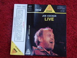 Rare Joe Cocker Live Unofficial Audio Cassette Made In Poland - £7.88 GBP