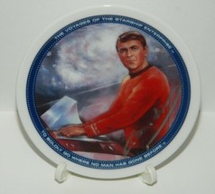Star Trek The Original Series Scotty Mini Plate 1991 James Doohan Autograph - £77.32 GBP