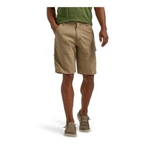 Wrangler Mens Petrified Oak Carpenter 10&quot; Inseam Shorts Pockets, Size 42... - $17.99