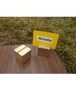 15 Gold Card holders, Wood place card holders for Weddings, Wedding decors - $46.05 CAD