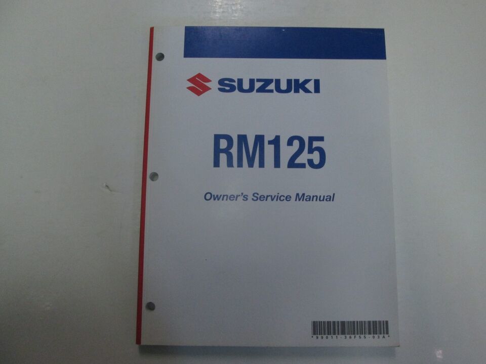 2006 Suzuki RM125 Owners Service Workshop Manual OEM K6 99011-36F55-03A - $17.99