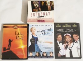 Best Of Broadway 1-3 CD, South Pacific, The Sound Of Music Live &amp; Fiddler... DVD - £9.24 GBP