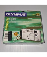 TESTED Olympus Camedia D-360L Digital Camera 1.3MP Silver Vintage Memory... - $36.77 CAD