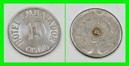 Vintage Hotel Embajador Casino Dominican Republic 10 Token Chip Coin - $29.69