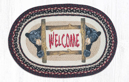 Earth Rugs OP-344 Bear Welcome Oval Patch 20&quot; x 30&quot; - £38.99 GBP